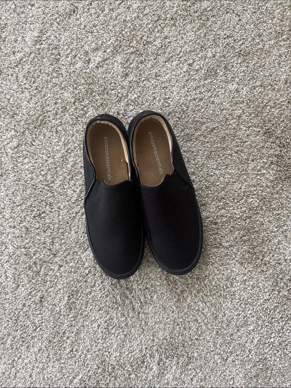 Amazon Essentials women’s Black Slip-On Loafers